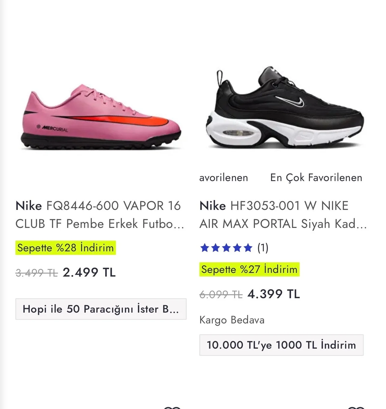 Boyner Nike İndirimi