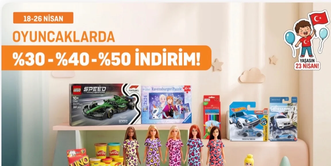 Migros da oyuncaklarda %50e varan indirim